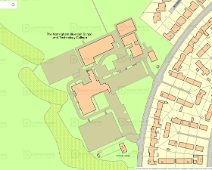 Bluecoat School 2020 Map is from The Derbyshire Mapping Portal