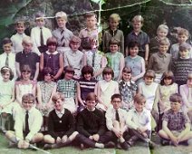 1966 Middleton Class 2 4th ROW:1 Ian Laird, 2 Timothy Staton, 3 Rolf Jordon, 4 David Foster, 5 Jonathan Holbrook, 6 Peter Johnson, 7 Paul Brinklow and 8 Nicholas Elson (lived at Rose...