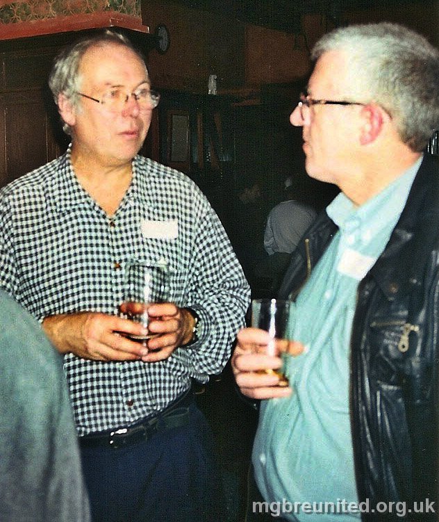 Margaret Glen-Bott Reunion Feb 1999 Roger Gay (now Gray) and John Proctor.