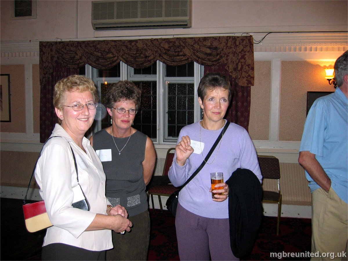 Reunion at The Rose and Crown Janet Hogg, Libby Christine and Carol Palmer
