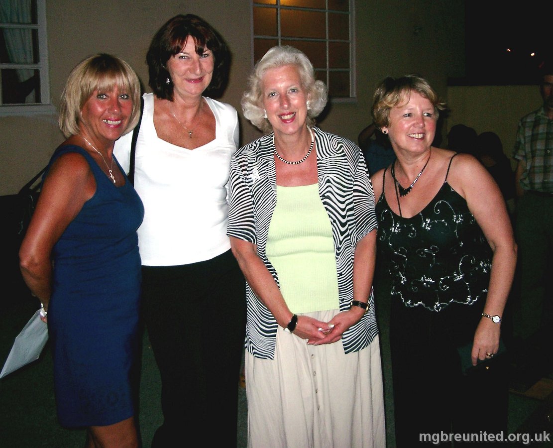 2003 07 Margaret Glen-Bott Reunion Glenys Jones, Ann Gregory, Christine Pygott and dk.